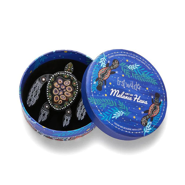 Erstwilder - The Turtle 'Bungadu' Brooch - Melanie Hava (2022) - Gift With Purchase