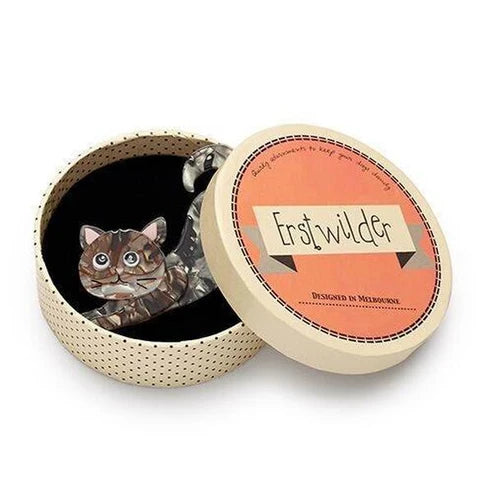 Erstwilder - Mischievous Minty Cat Brooch - Brooch My Pet (2016)
