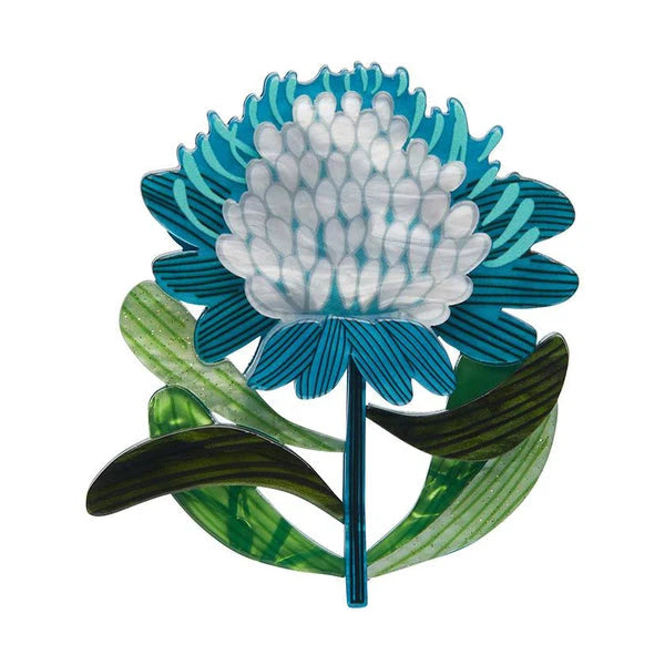 Erstwilder - Mythical Blue Waratah Brooch - Jocelyn Proust (2023)