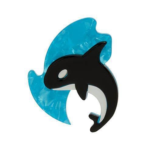 Erstwilder - Olinda the Honorable Orca Brooch - Ocean Vibes (2017)