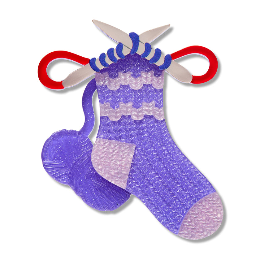 Sock it to Me Brooch - Erstwilder Arts & Crafts 2 (2026)