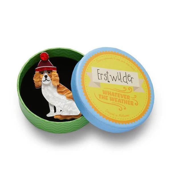 Erstwilder - Wintertime Walkies Brooch - Whatever the Weather (2020)