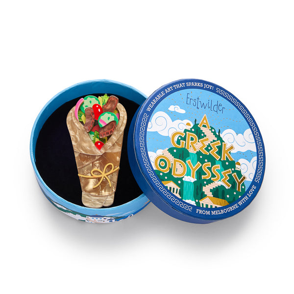Erstwilder - Gyros on the Go Brooch - A Greek Odyssey (2026)