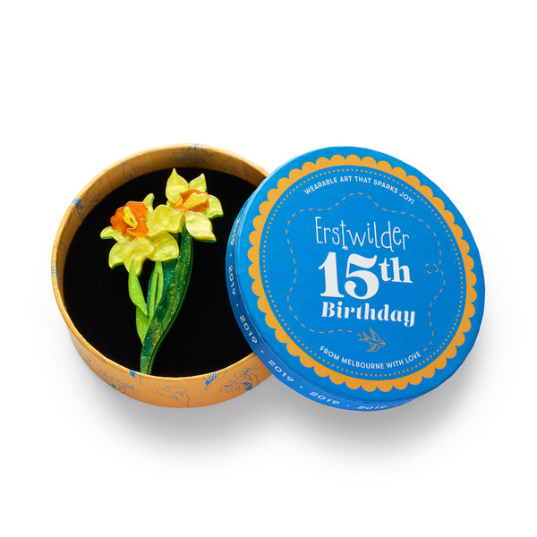 Erstwilder - Garden Goddess Daffodil Brooch - 15th Birthday Fan Favorites (2026)