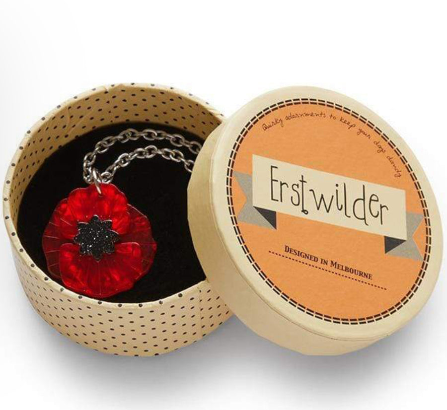 Erstwilder Poppy Field Mini Pendant Necklace