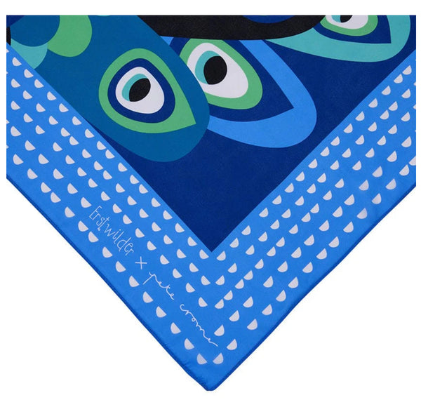 Erstwilder - The Picturesque Peacock Square Scarf - Pete Cromer Wildlife (2022)