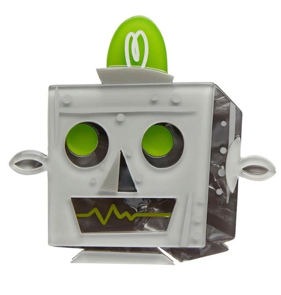 Erstwilder - Does Not Compute Robot Brooch - Kitschy Witch Designs (2020)