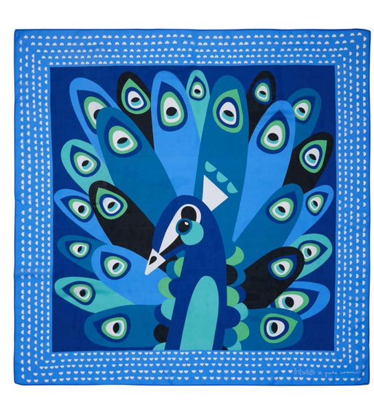Erstwilder - The Picturesque Peacock Square Scarf - Pete Cromer Wildlife (2022)