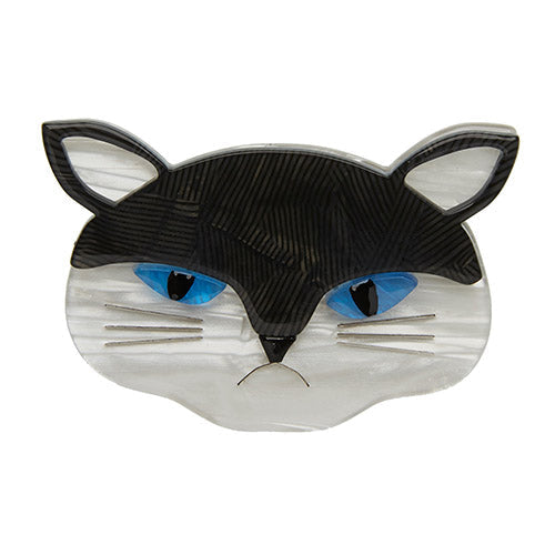 Sour Puss Grumpy Cat Brooch - Erstwilder Dogs, Cats, & Birds (2016)