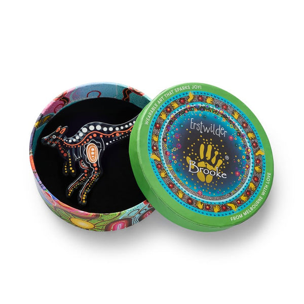 Erstwilder Kangaroo Dreaming Matjumpa Ritjinguthinha Brooch - Brooke Sutton (2026)