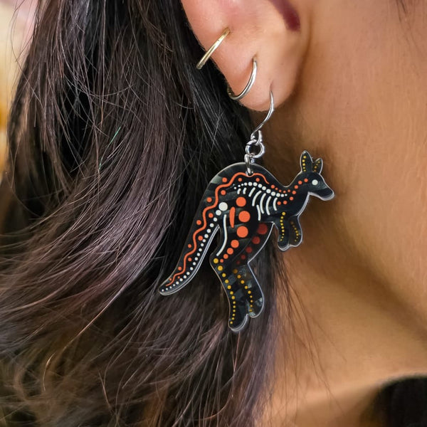 Erstwilder Kangaroo Dreaming Matjumpa Ritjinguthinha Drop Earrings - Brooke Sutton (2026)