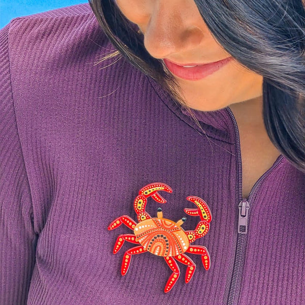 Erstwilder Crab Karntat Brooch - Brooke Sutton (2026)