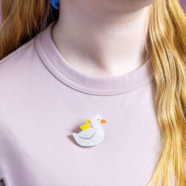 Ducks Simplified Mini Brooch - Erstwilder By Your Side Brooch (2026)