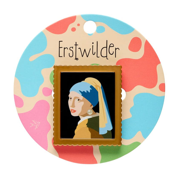 Erstwilder - Vermeer - Van Gogh - Mondrian - Da Vinci Simplified Mini Brooch Set - Arts & Crafts 2 (2026)
