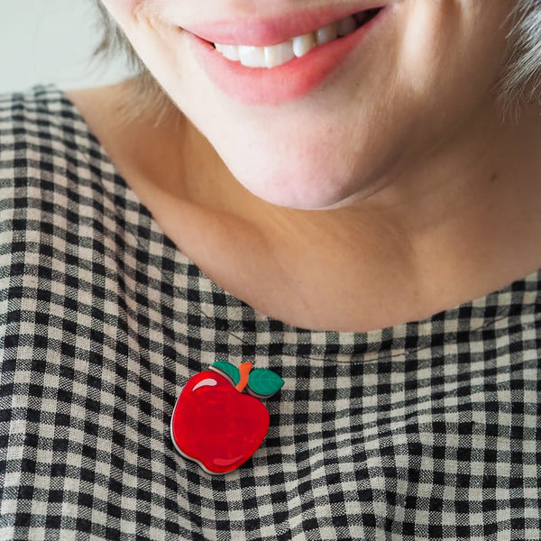 Apple Simplified Mini Brooch - Erstwilder x Pete Cromer Fairytales 2 (2026)