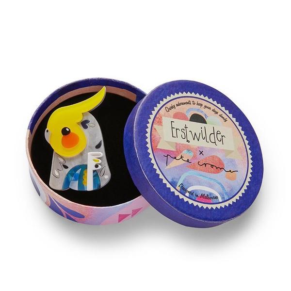 Erstwilder - The Coy Cockatiel Brooch - Pete Cromer III (2021)