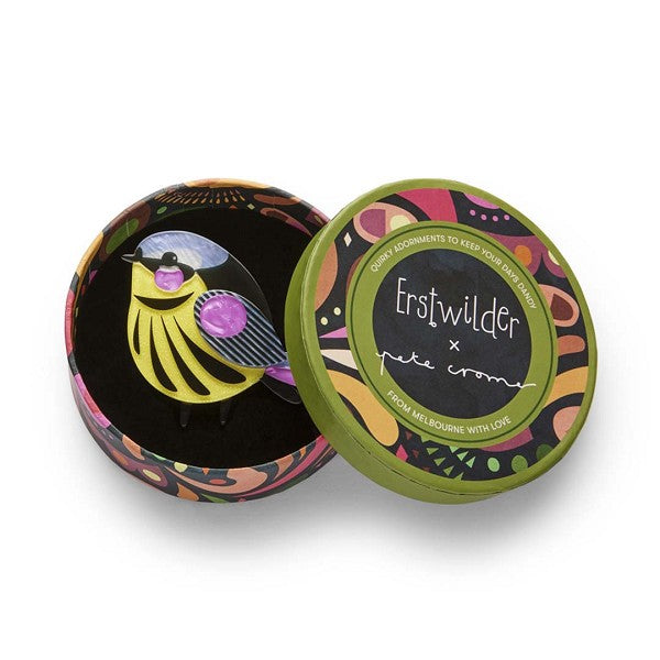 Erstwilder - Melodious Magnolia Warbler Brooch - Pete Cromer (2025)