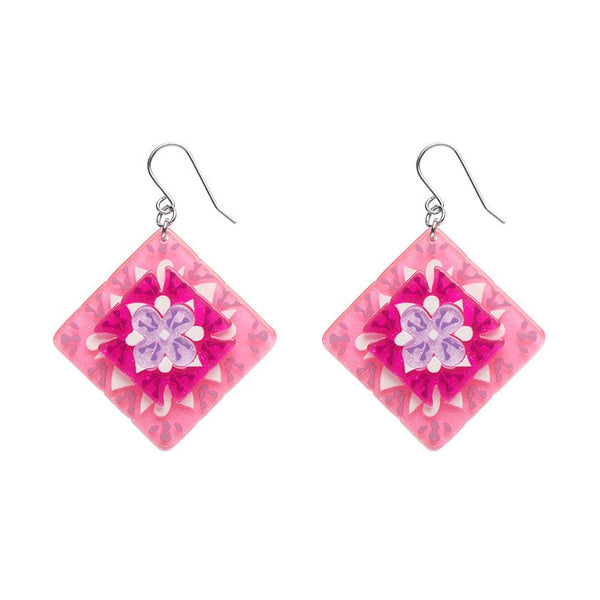 Erstwilder - Cosy Comfort Earrings - Pink  - Cosy Comfort (2023)
