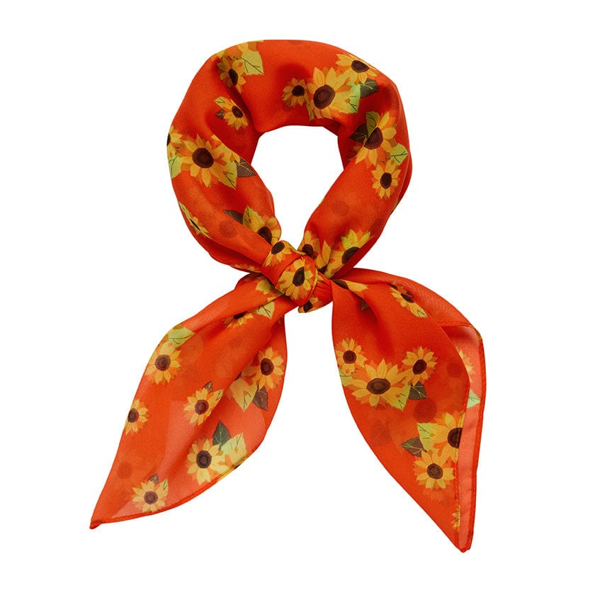 Follow the Sun Head Scarf Orange by Erstwilder