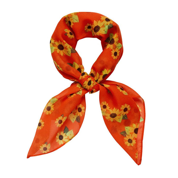 Follow the Sun Head Scarf Orange by Erstwilder