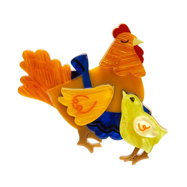 Erstwilder - Mother Hen Knows Best Brooch - Hoppy Easter (2024)