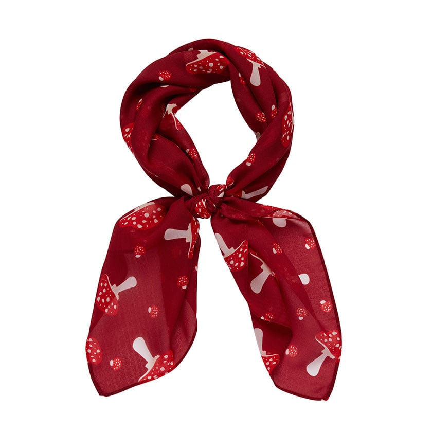 Well Spotted Head Scarf Red by Erstwilder