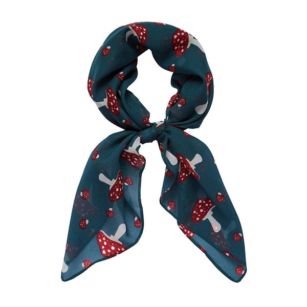 Well Spotted Head Scarf Teal by Erstwilder