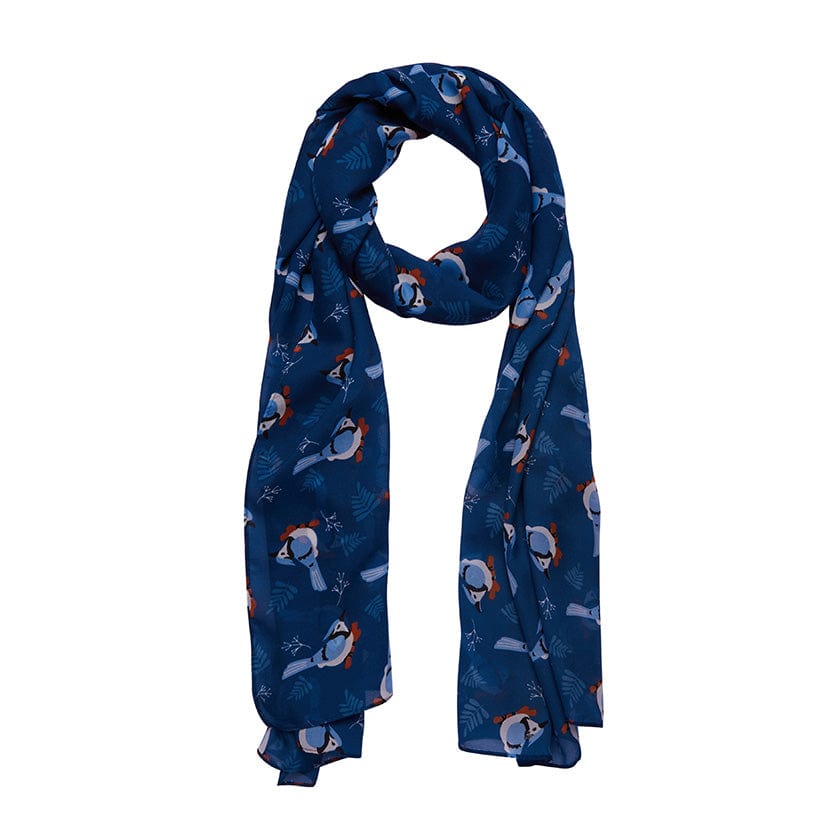 Blue Jay Way Large Neck Scarf Navy by Erstwilder