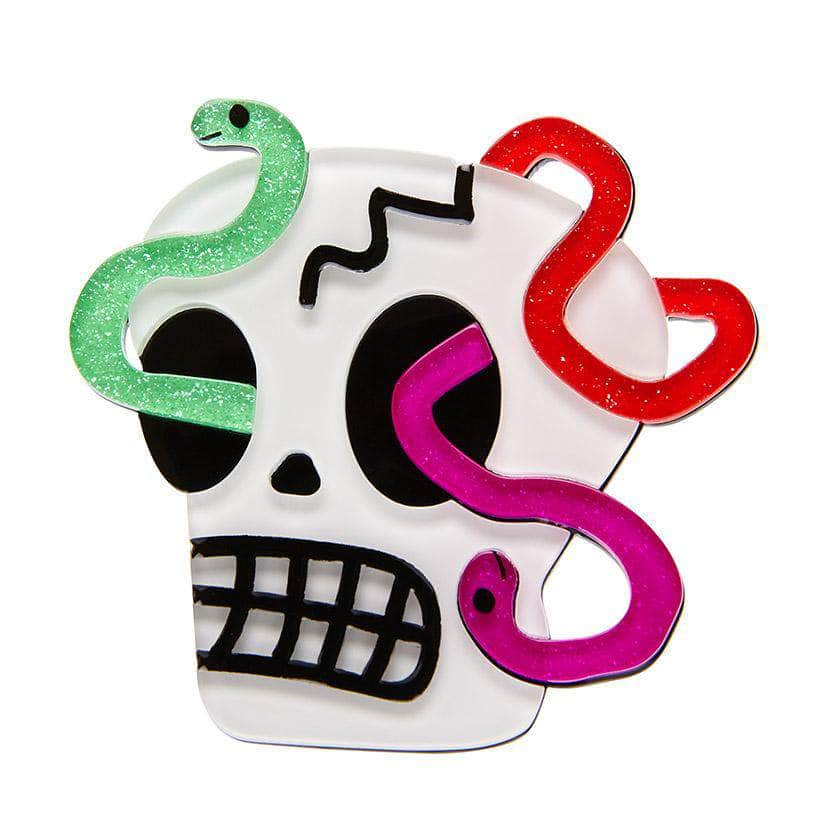 Erstwilder Creepy Cranium Brooch - A Haunting We Will Go (2018)
