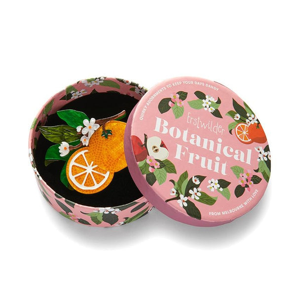 Erstwilder - Orange Cruan Brooch - Botanical Fruit (2023)