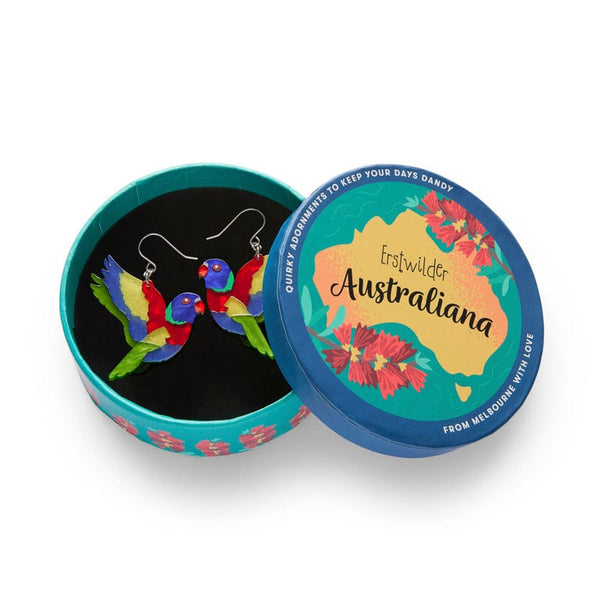 Erstwilder - Lulu the Lorikee Drop Earrings - Australiana (2025)