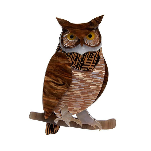 Erstwilder - Gillian the Giving Owl Brooch - Woodlands (2020)