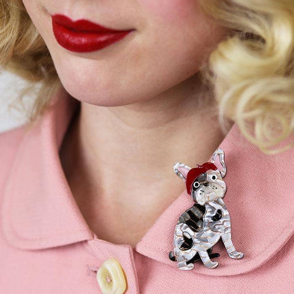 Erstwilder - Claude the Chic Dog Brooch - Cats, Dogs and Birds! (2017)