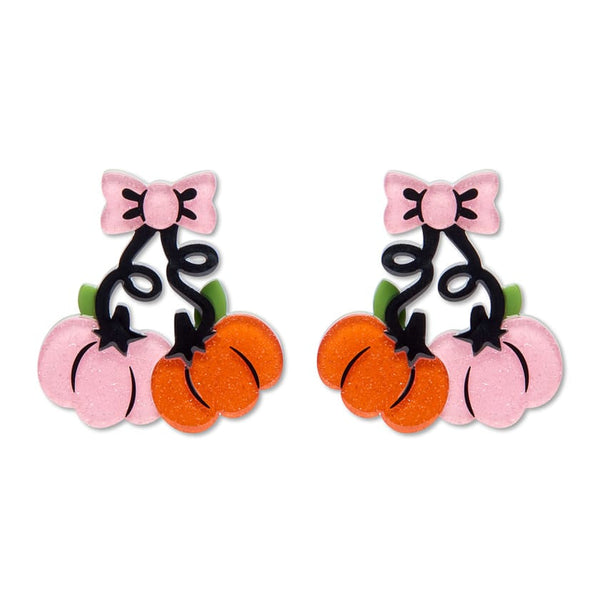 Erstwilder - Pair O'Pumpkins Drop Earrings - Midnight Mischief (2026)