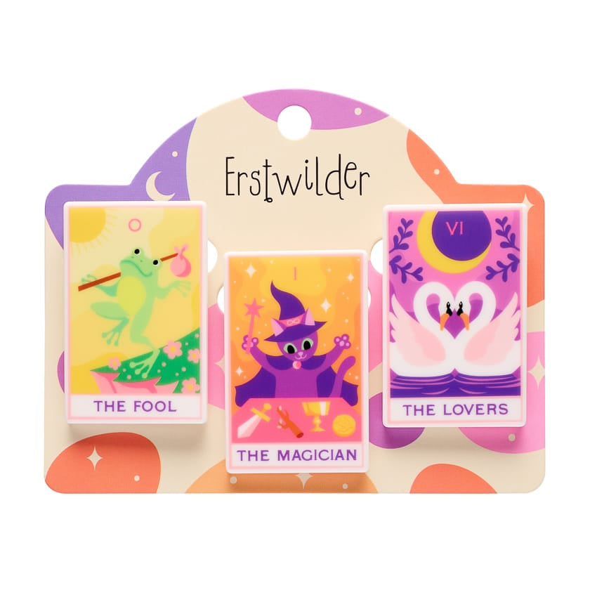 Erstwilder - Tarot Simplified Mini Brooch Set  - Midnight Mischief (2026)