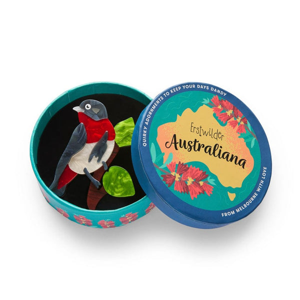 Erstwilder - Mabel the Mistletoebird Brooch - Australiana (2025)