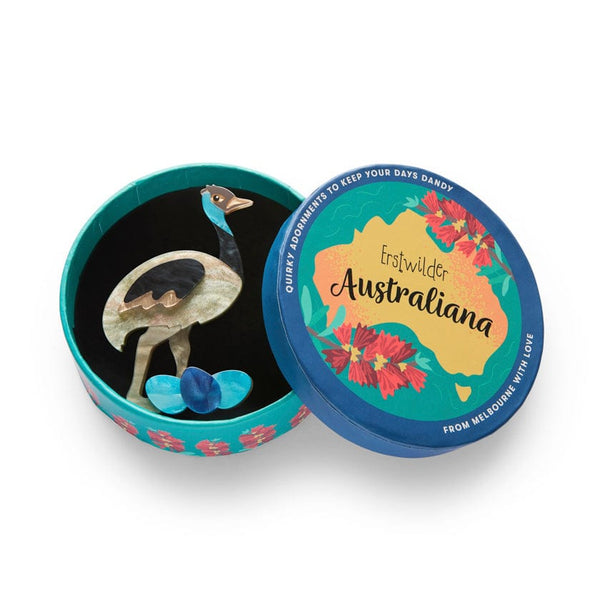 Erstwilder - Elliot the Emu Brooch - Australiana (2025)