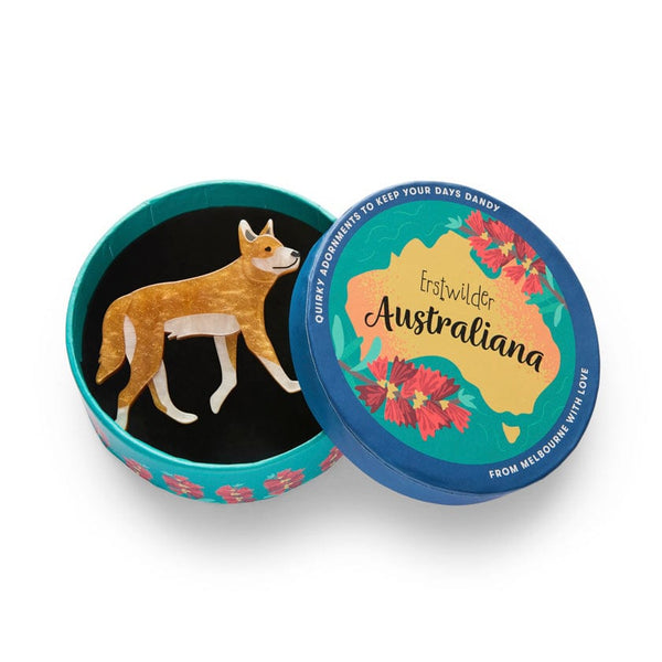 Erstwilder - Dave the Dingo Brooch - Australiana (2025)