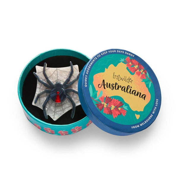 Erstwilder - Roxy the Redback Spider Brooch - Australiana (2025)