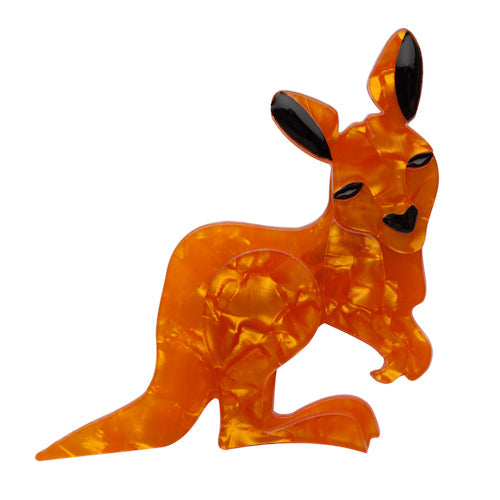 Erstwilder - Kanga the Kooky Roo Brooch (Orange) - Release Ten (2015)