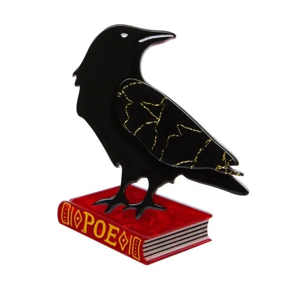 Erstwilder - Nevermore Poe Raven Brooch - Things That Go Bump In The Night (2017)