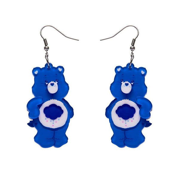 Erstwilder Good Morning Grumpy Bear Brooch &  What's Up, Grumpy Bear Earrings Bundle
