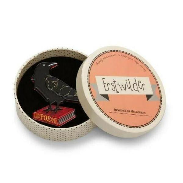 Erstwilder - Nevermore Poe Raven Brooch - Things That Go Bump In The Night (2017)
