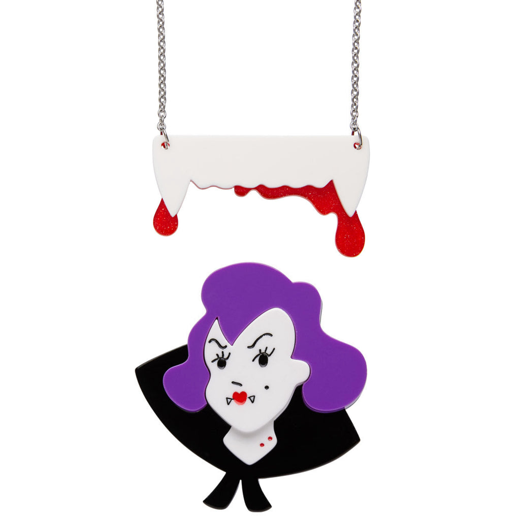 Into The Shadows Brooch &  Vampire’s Kiss Necklace Bundle by Erstwilder Things That Go Bump in the Night (2017)