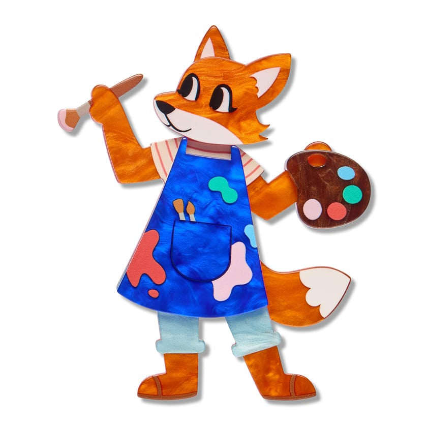 Erstwilder - Fine Art Frankie Brooch - Wild at Work (2026)