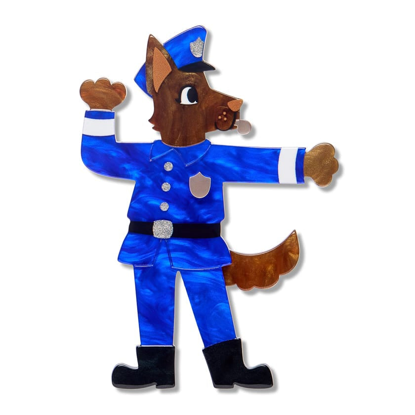 Erstwilder - Officer Wagtail Brooch - Wild at Work (2026)