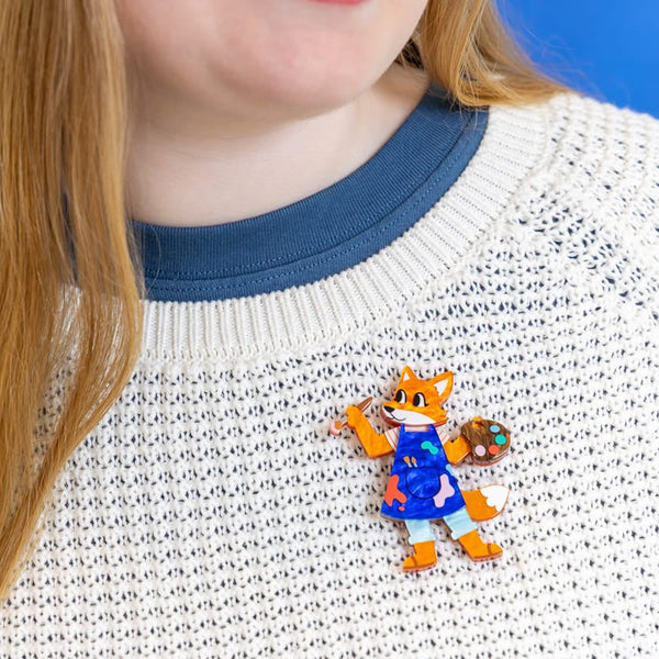 Erstwilder - Fine Art Frankie Brooch - Wild at Work (2026)