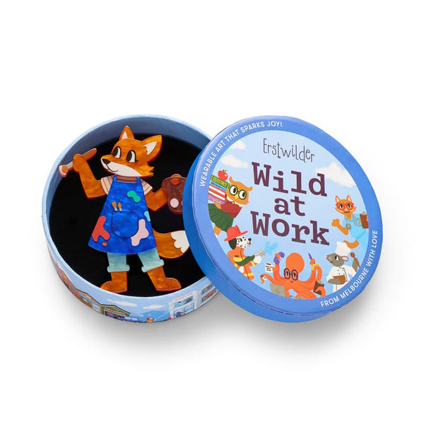 Erstwilder - Fine Art Frankie Brooch - Wild at Work (2026)
