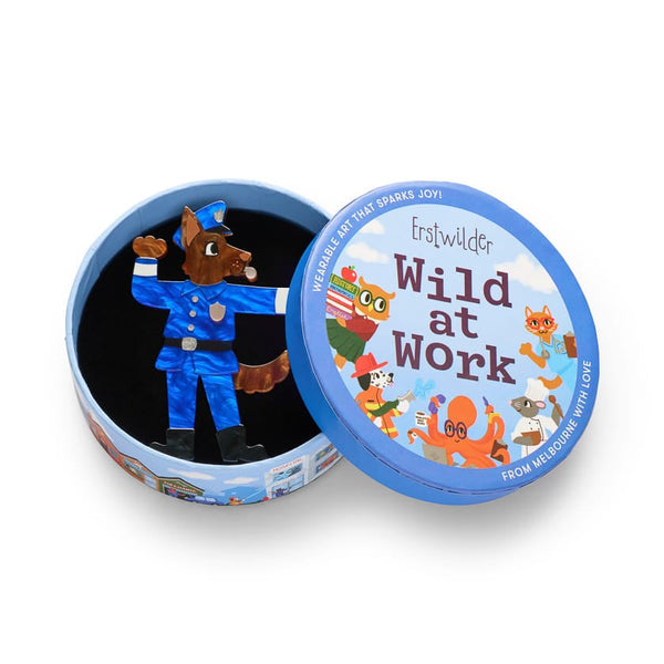 Erstwilder - Officer Wagtail Brooch - Wild at Work (2026)