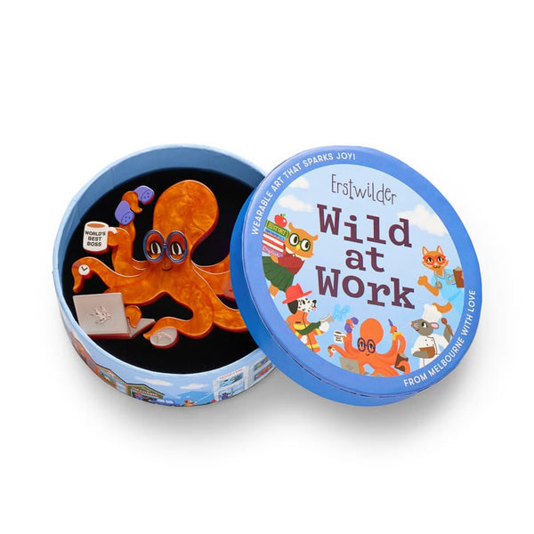Erstwilder - Ollie Inkwell Brooch - Wild at Work (2026)